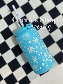  Snowflake Glass Tumbler