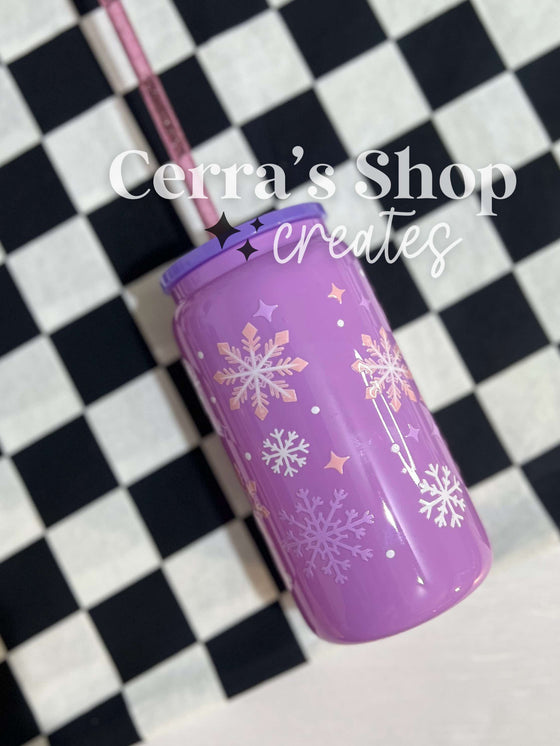 Freezing Season Glass Tumbler