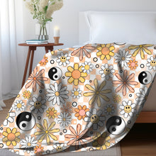  Floral Checker Blanket