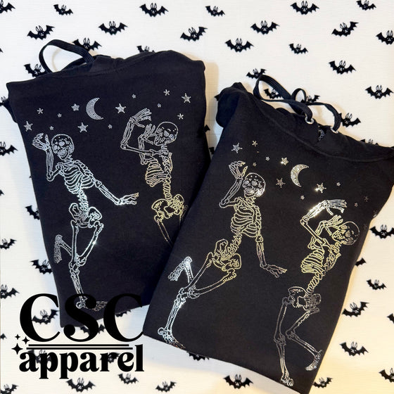 Dancing Skellies Spangle Hoodie