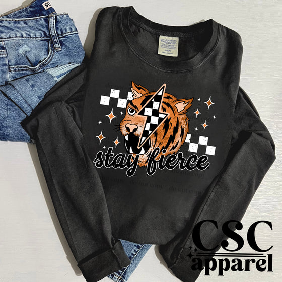 Stay fierce long sleeve graphic Shirt