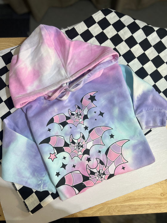 Pastel bats medium cropped hoodie