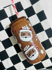  Santa 2 Glass Tumbler