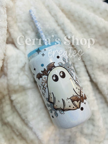  Winter Ghosty Glass Tumbler