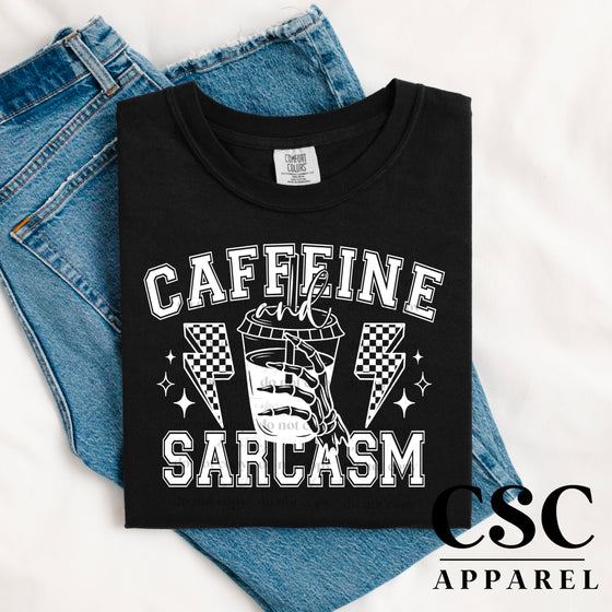 Caffeine sarcasm graphic Shirt