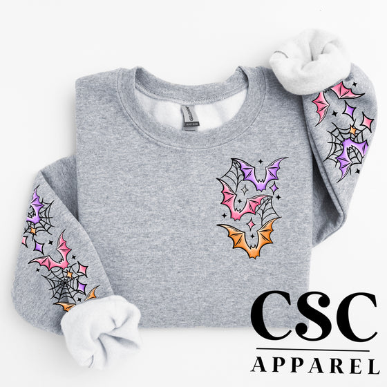 Colorful Bats Hoodie/Crewneck