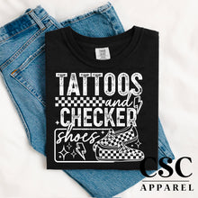  Tattoos checker shoes graphic Shirt