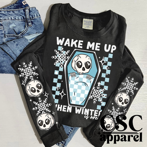 Wake Me Up long sleeve graphic Shirt