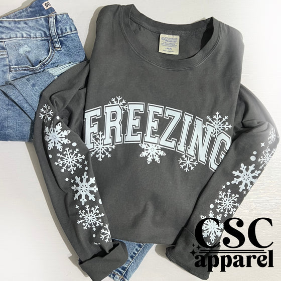 Freezing long sleeve graphic Shirt